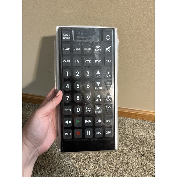 Other - Jumbo Remote Control Universal Big Buttons Control 8 Devices Sealed Box New